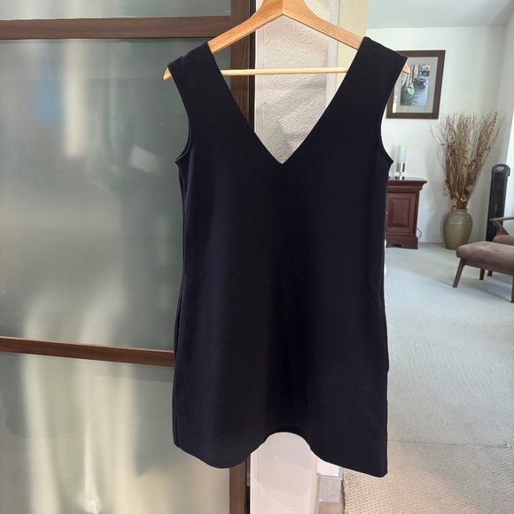 Diane Von Furstenberg Shift Dress w/ Pockets - Navy Blue Size 2 - Picture 4 of 8